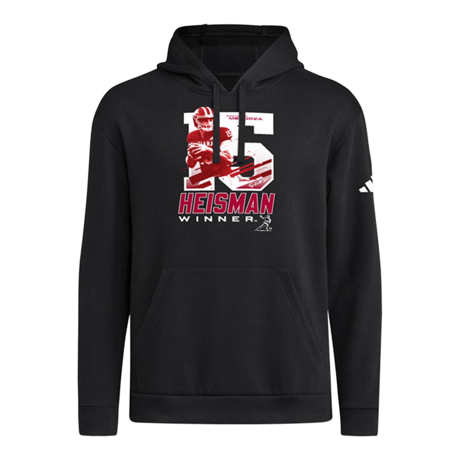 Indiana Hoosiers Football Adidas Heisman Winner Fernando Mendoza Hoodie