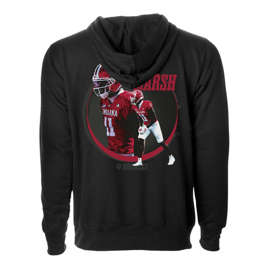 Indiana Hoosiers  Football Student Athlete #11 Nick Marsh Shadow Hoodie