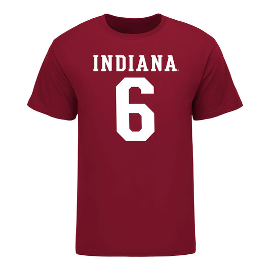 Indiana Hoosiers #6 Mikail Kamara Student Athlete Football T-Shirt