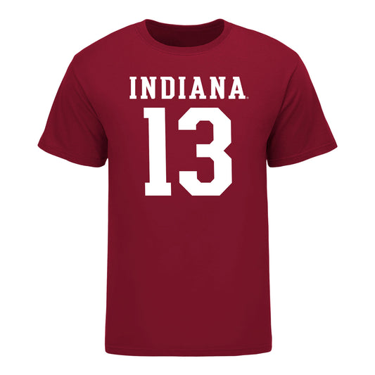Indiana Hoosiers #13 Elijah Sarratt Student Athlete Football T-Shirt