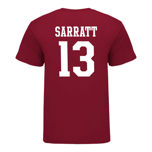 Indiana Hoosiers #13 Elijah Sarratt Student Athlete Football T-Shirt