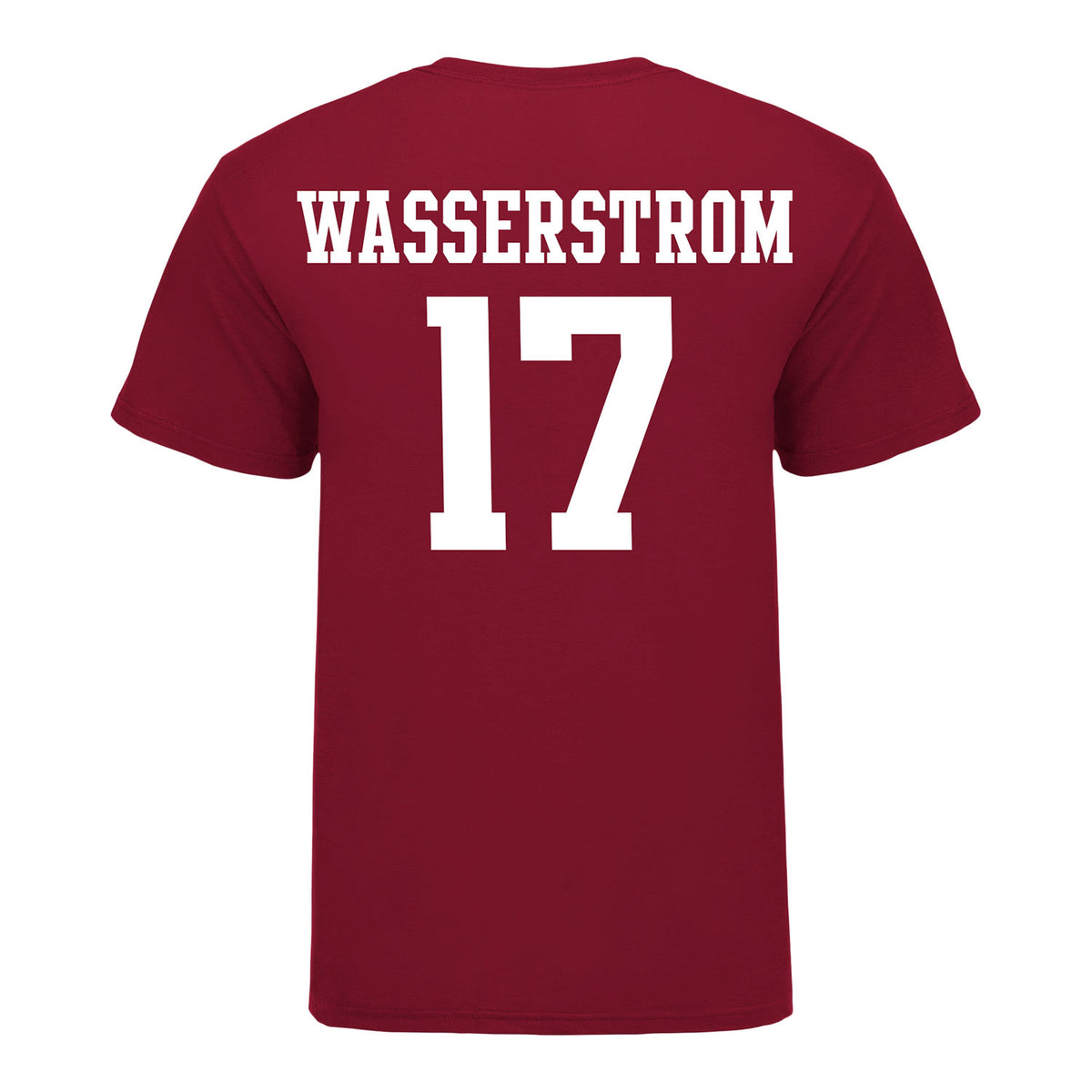 Indiana Hoosiers #17 Jackson Wasserstrom Student Athlete Football T-Shirt