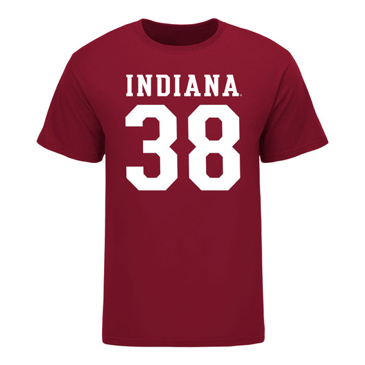 Indiana Hoosiers #38 Kaden McConnell Student Athlete Football T-Shirt