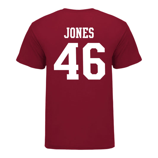 Indiana Hoosiers #46 Isaiah Jones Student Athlete Football T-Shirt