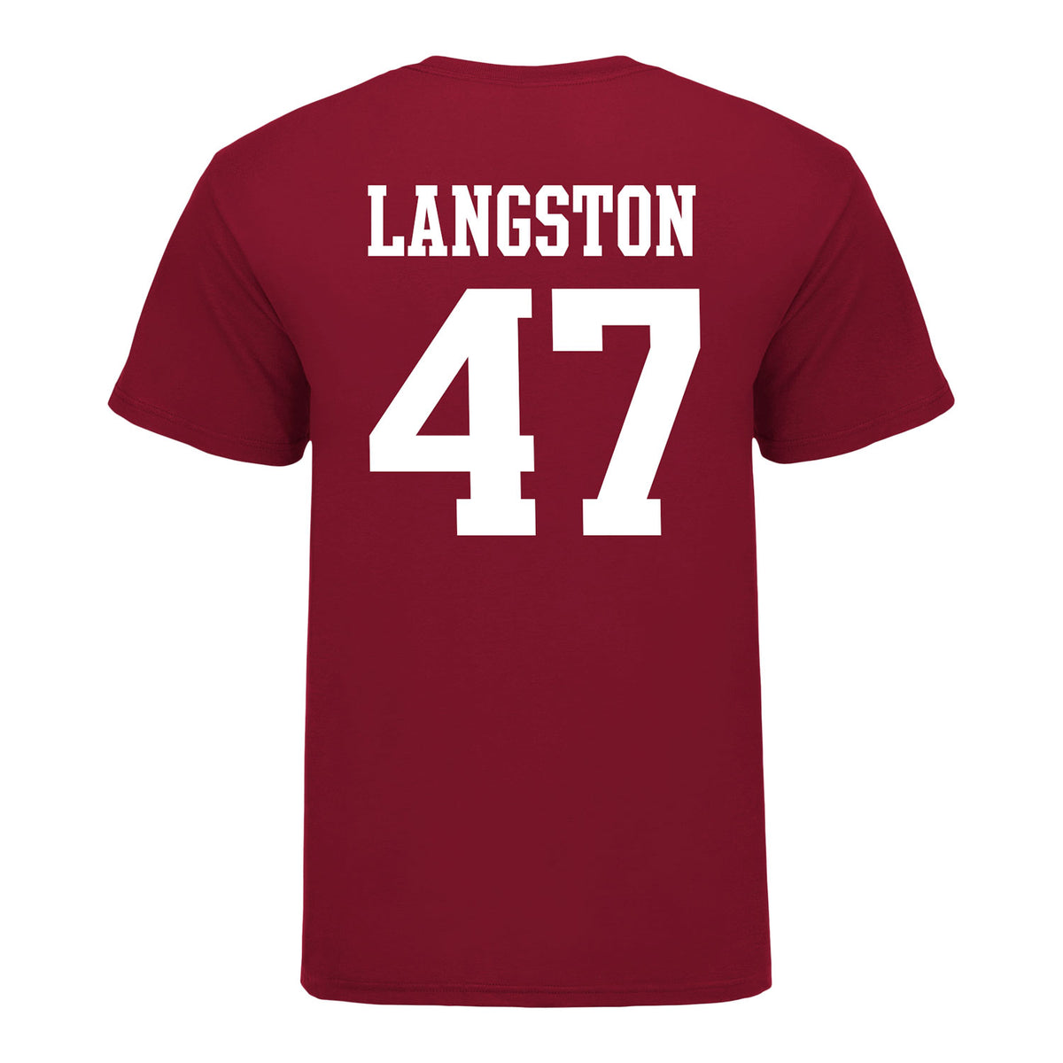 Indiana Hoosiers #47 Mark Langston Student Athlete Football T-Shirt