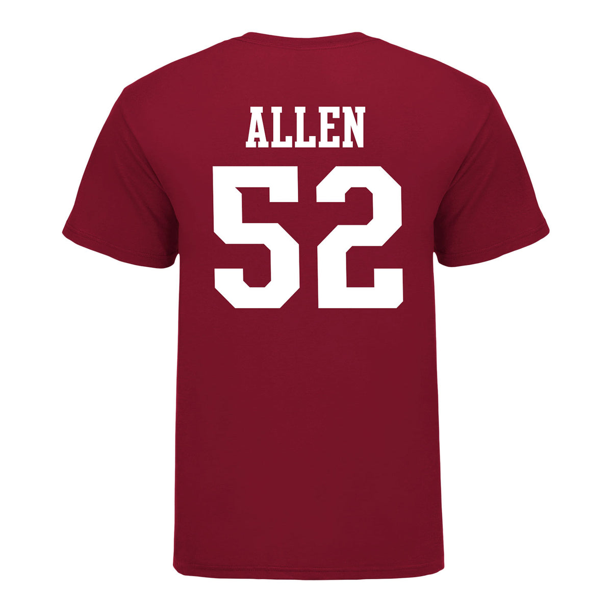 Indiana Hoosiers #52 Clayton Allen Student Athlete Football T-Shirt