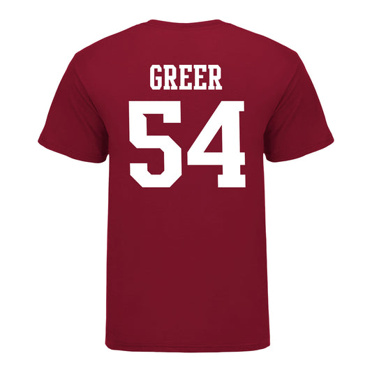 Indiana Hoosiers #54 Jack Greer Student Athlete Football T-Shirt