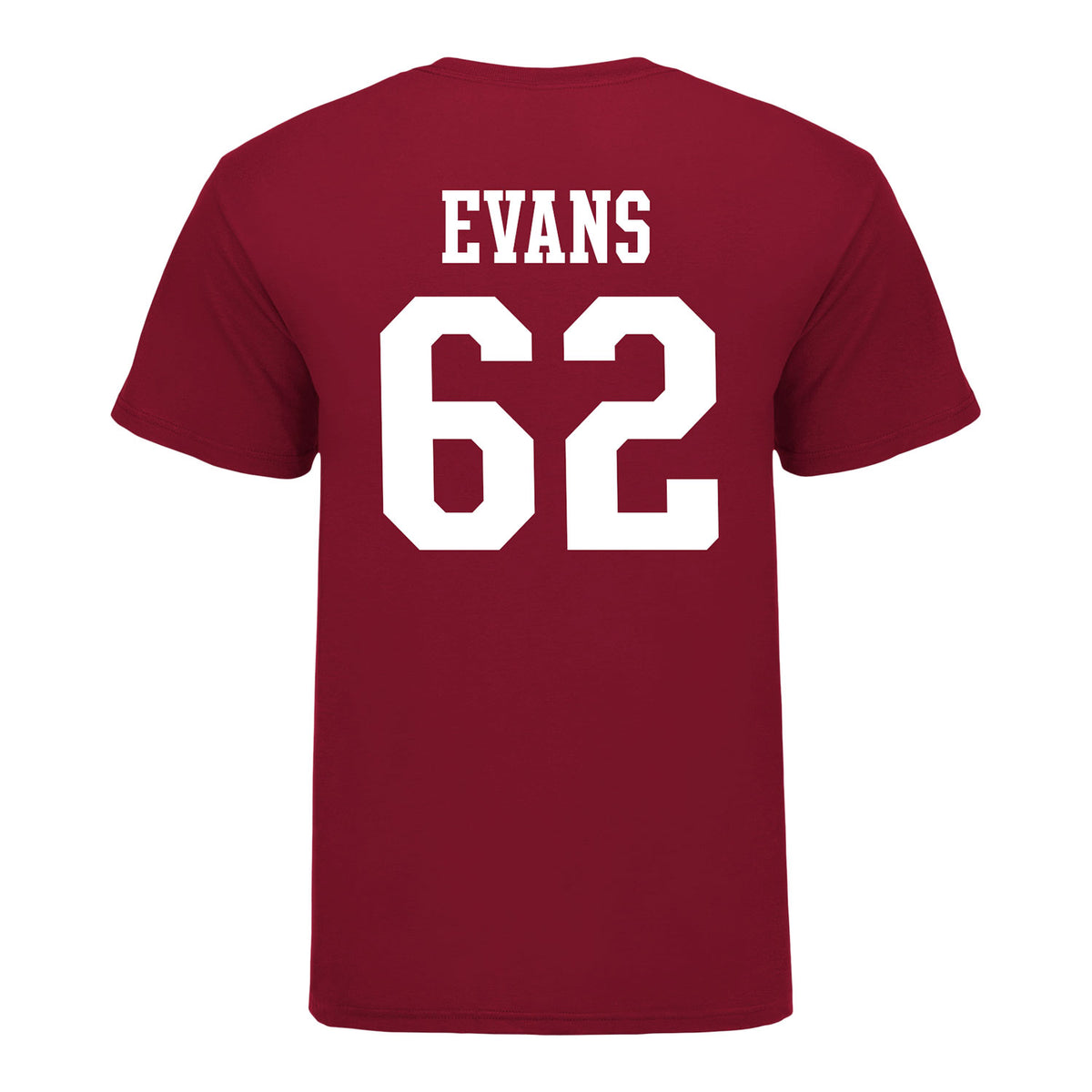 Indiana Hoosiers #62 Drew Evans Student Athlete Football T-Shirt