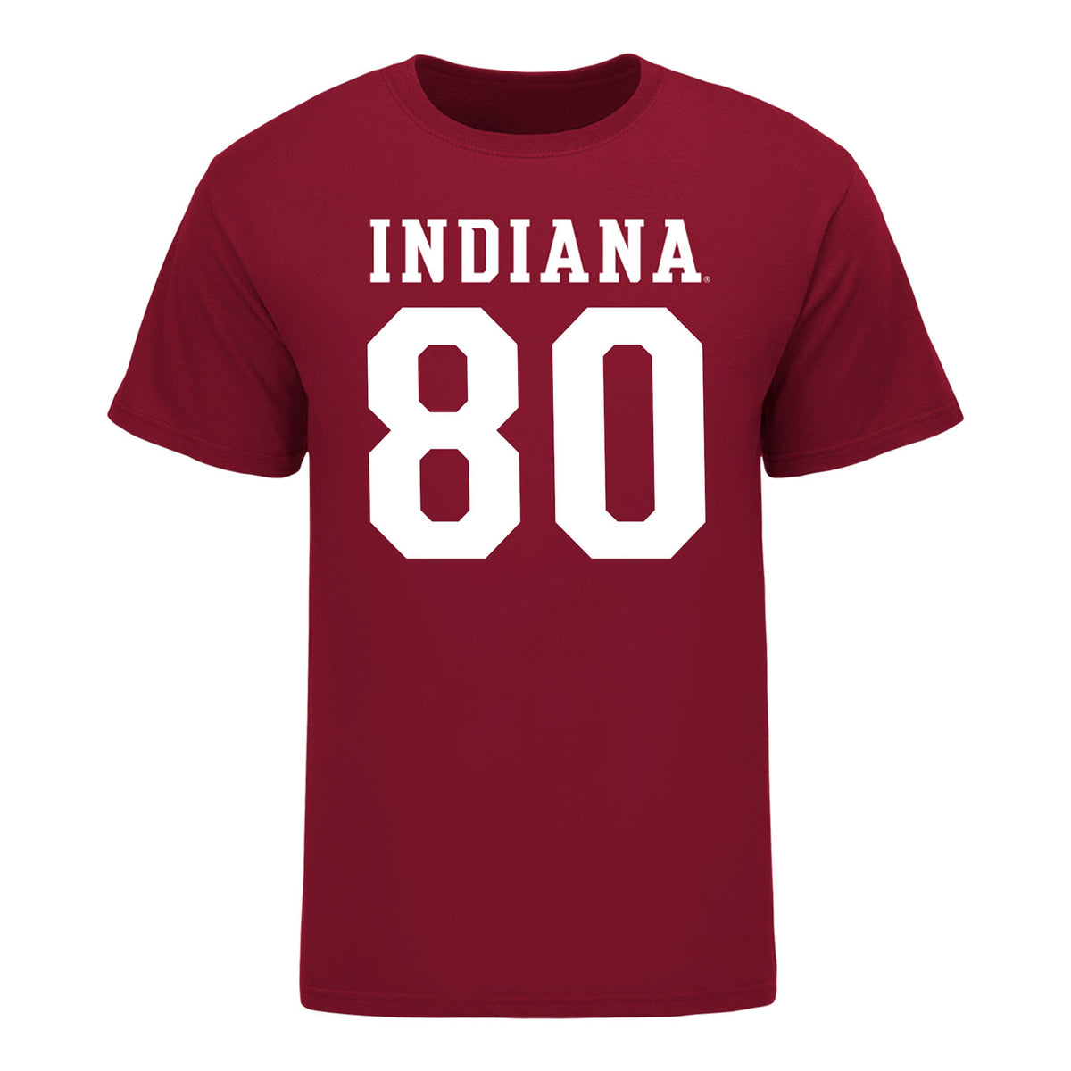Indiana Hoosiers #80 Charlie Becker Student Athlete Football T-Shirt