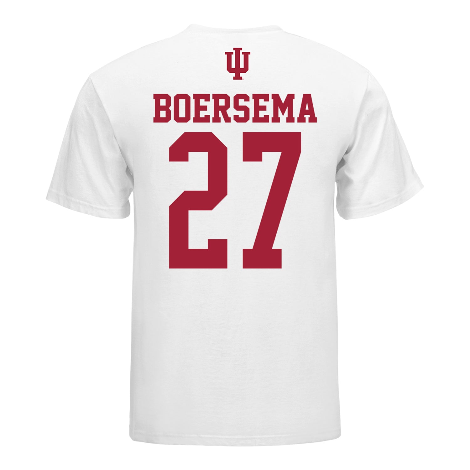 Indiana Hoosiers Women's Volleyball Student Athlete T-Shirt #27 Ella Boersema - Back View