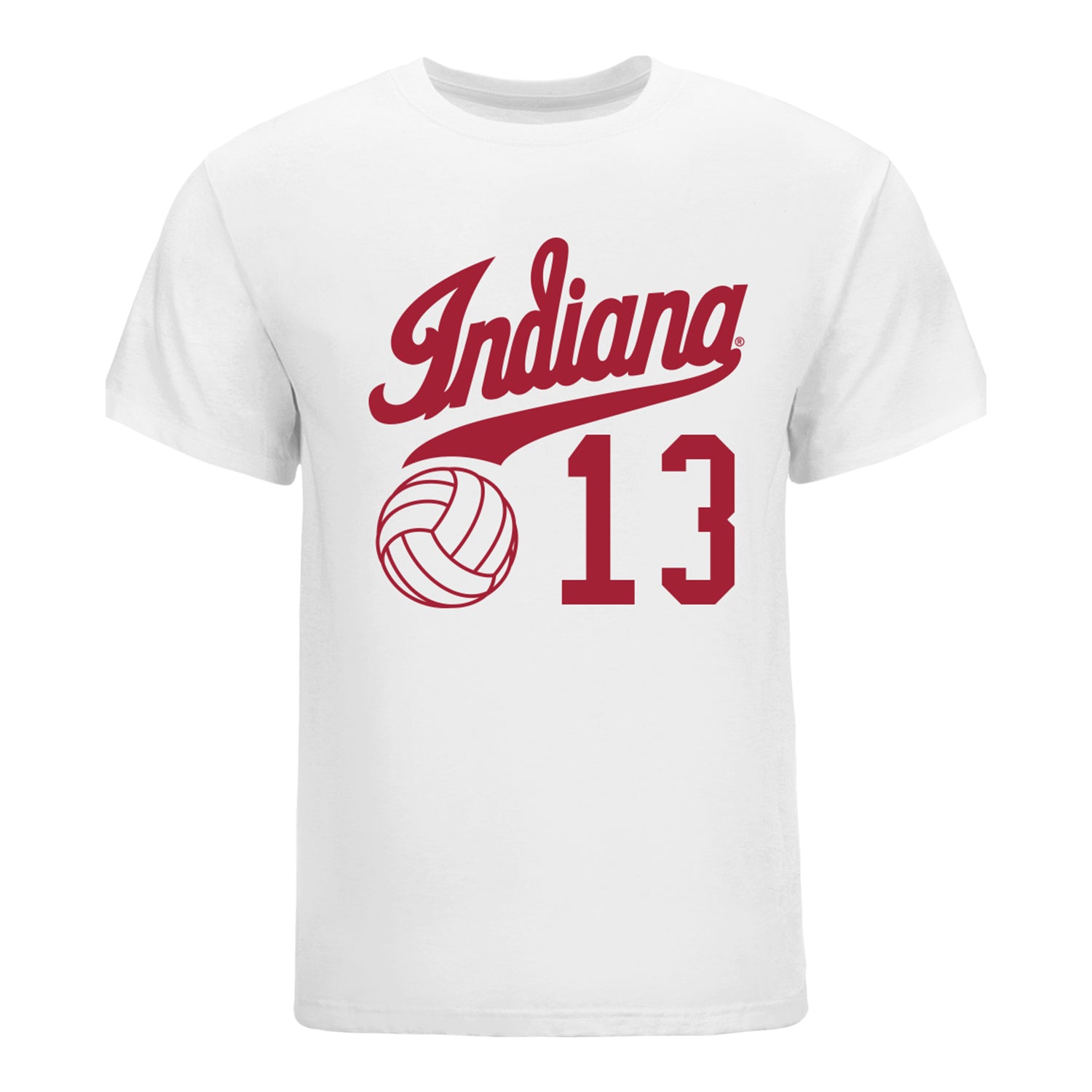 Indiana Hoosiers Women's Volleyball Student Athlete T-Shirt #13 Avry Tatum - Front View