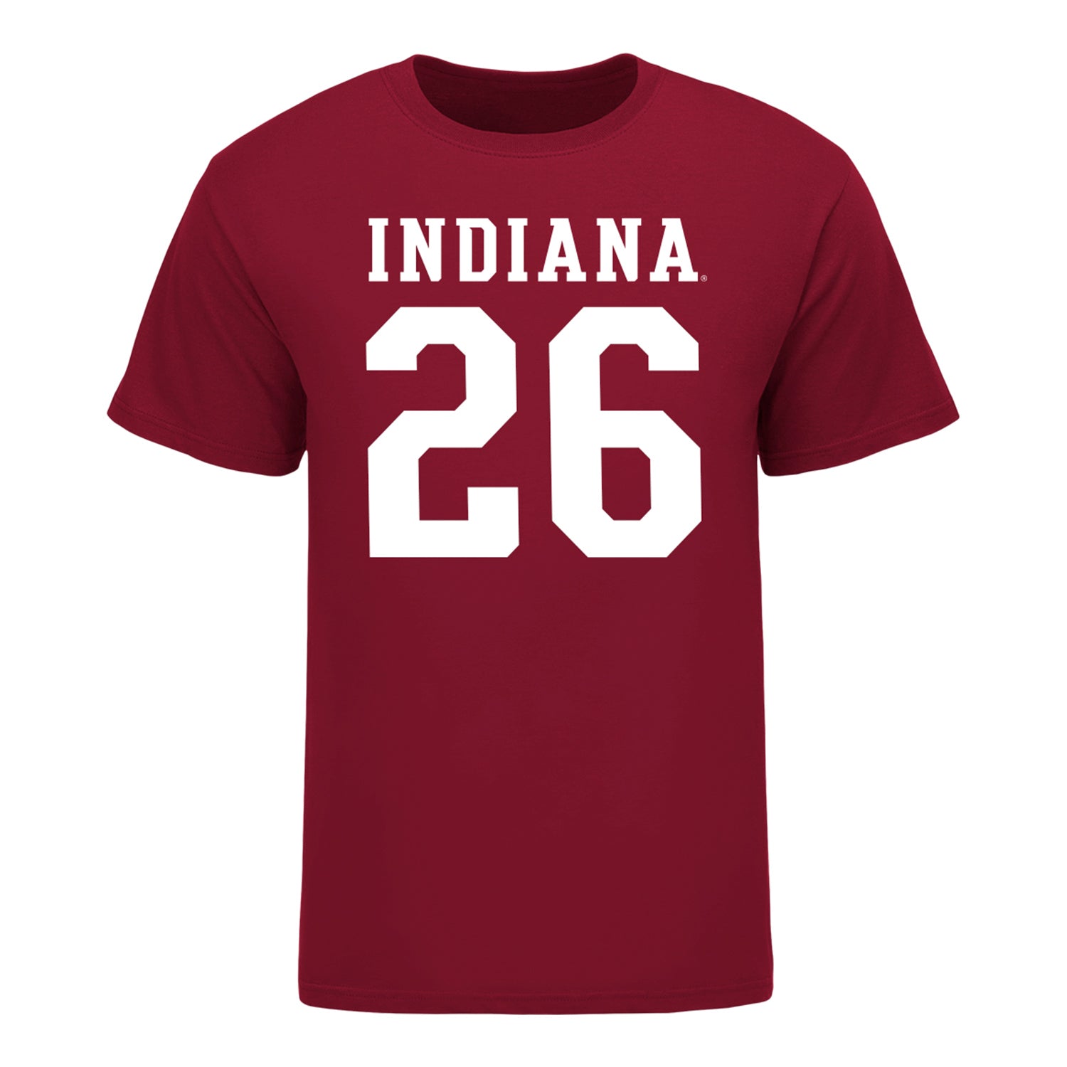 Indiana Hoosiers #26 Cade Kaiser Student Athlete Football T-Shirt - Front View
