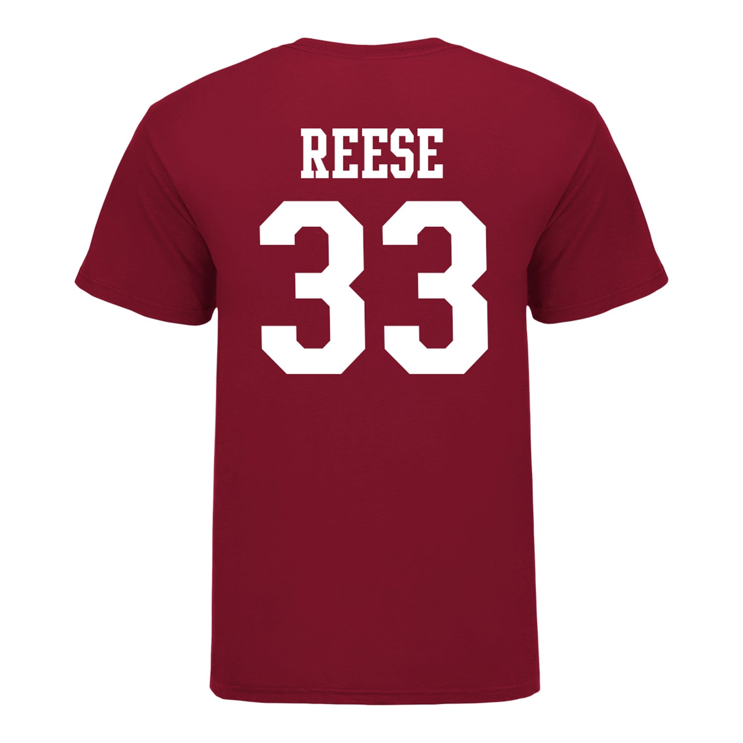 Indiana Hoosiers #33 Garrett Reese Student Athlete Football T-Shirt - Back View