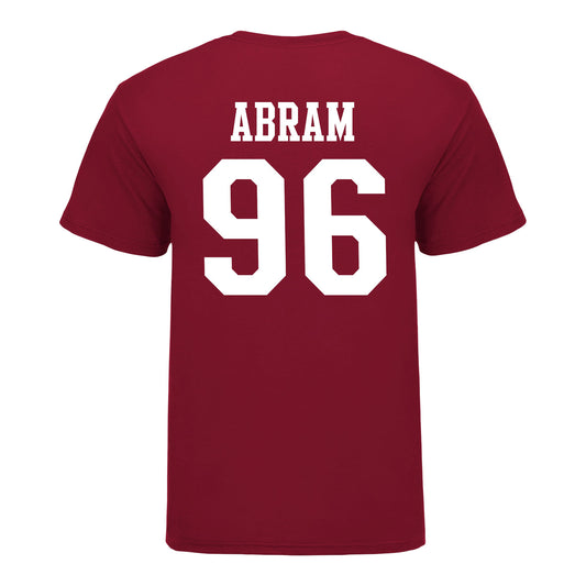 Indiana Hoosiers #96 Triston Abram Student Athlete Football T-Shirt