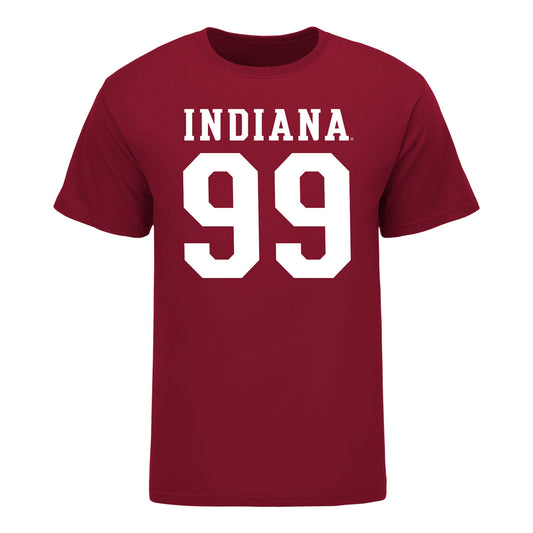 Indiana Hoosiers #99 Tyrone Burrus Jr. Student Athlete Football T-Shirt