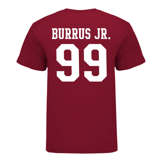Indiana Hoosiers #99 Tyrone Burrus Jr. Student Athlete Football T-Shirt