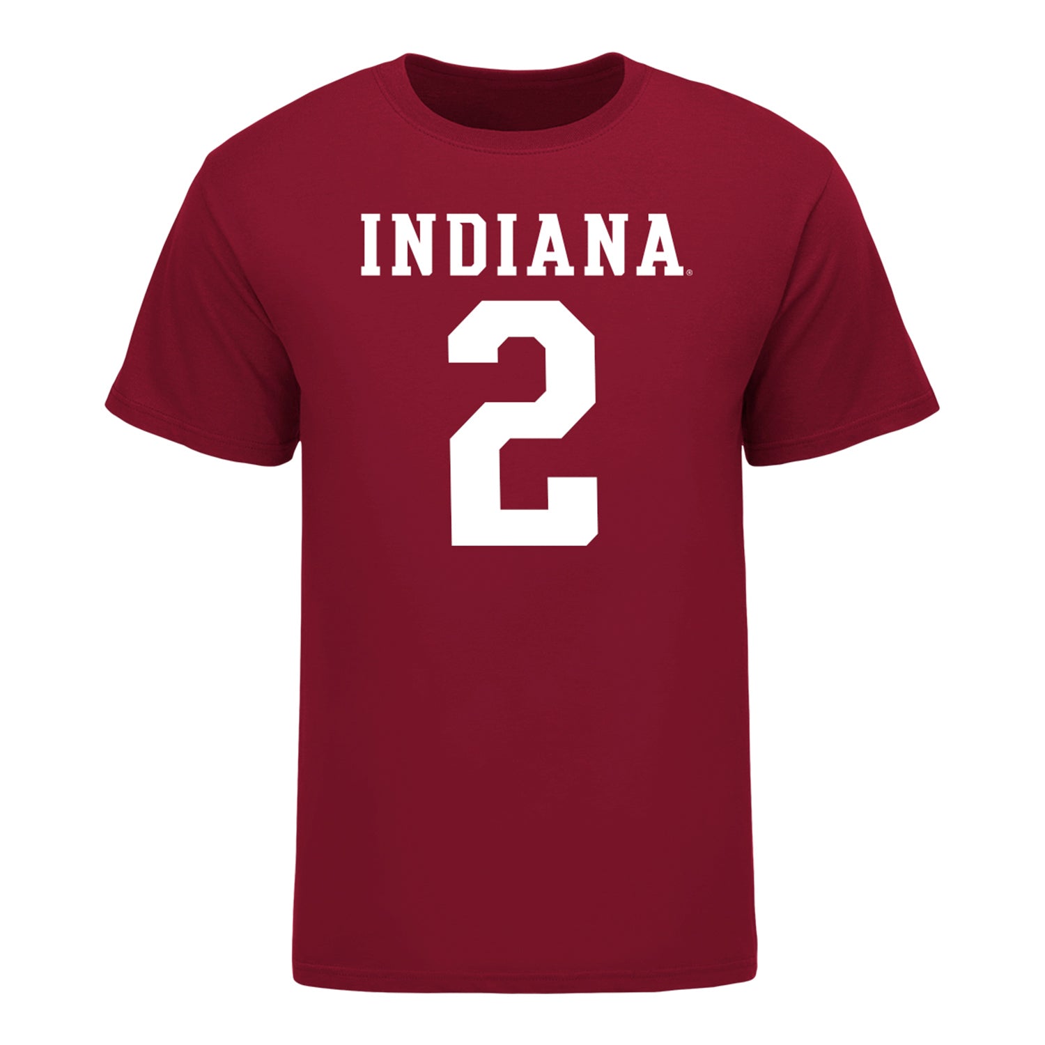 Indiana Hoosiers #2 Byron Baldwin Jr. Student Athlete Football T-Shirt - Front View