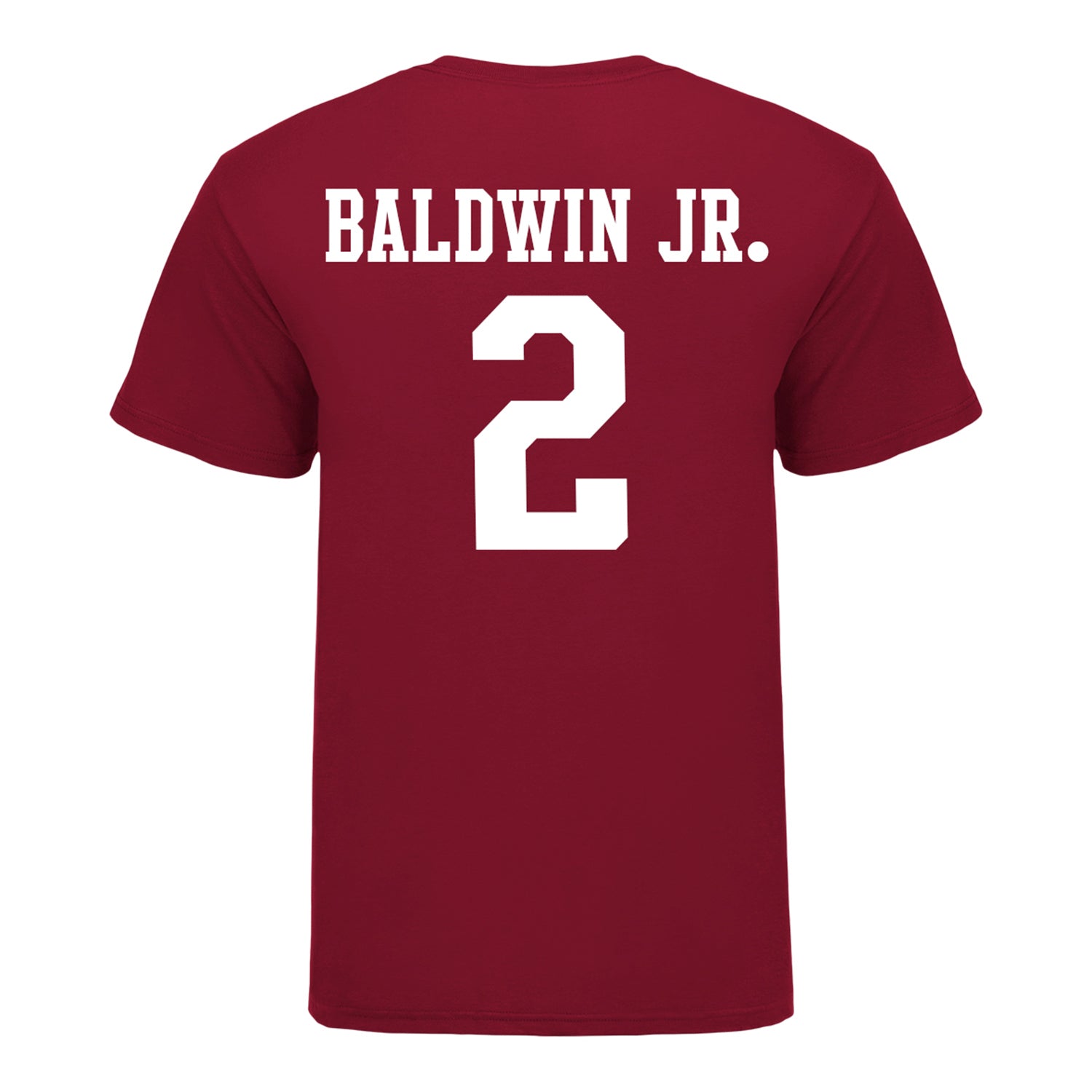 Indiana Hoosiers #2 Byron Baldwin Jr. Student Athlete Football T-Shirt - Back View