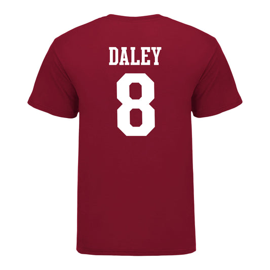 Indiana Hoosiers #8 Stephen Daley Student Athlete Football T-Shirt