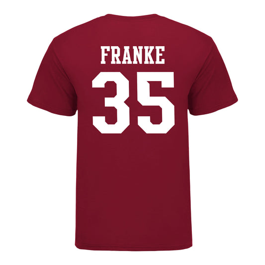 Indiana Hoosiers #35 Brendan Franke Student Athlete Football T-Shirt