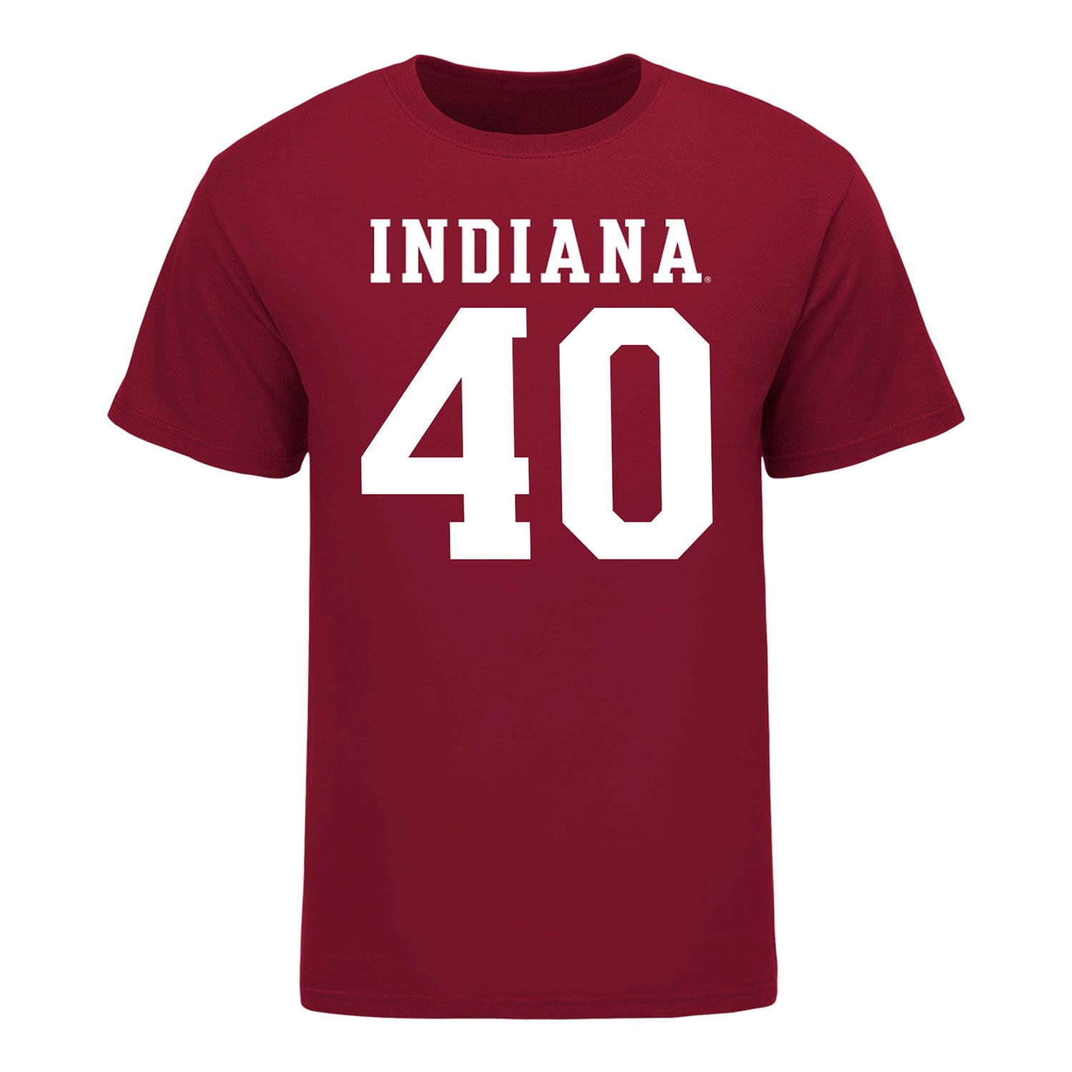 Indiana Hoosiers #40 Quentin Clark Student Athlete Football T-Shirt