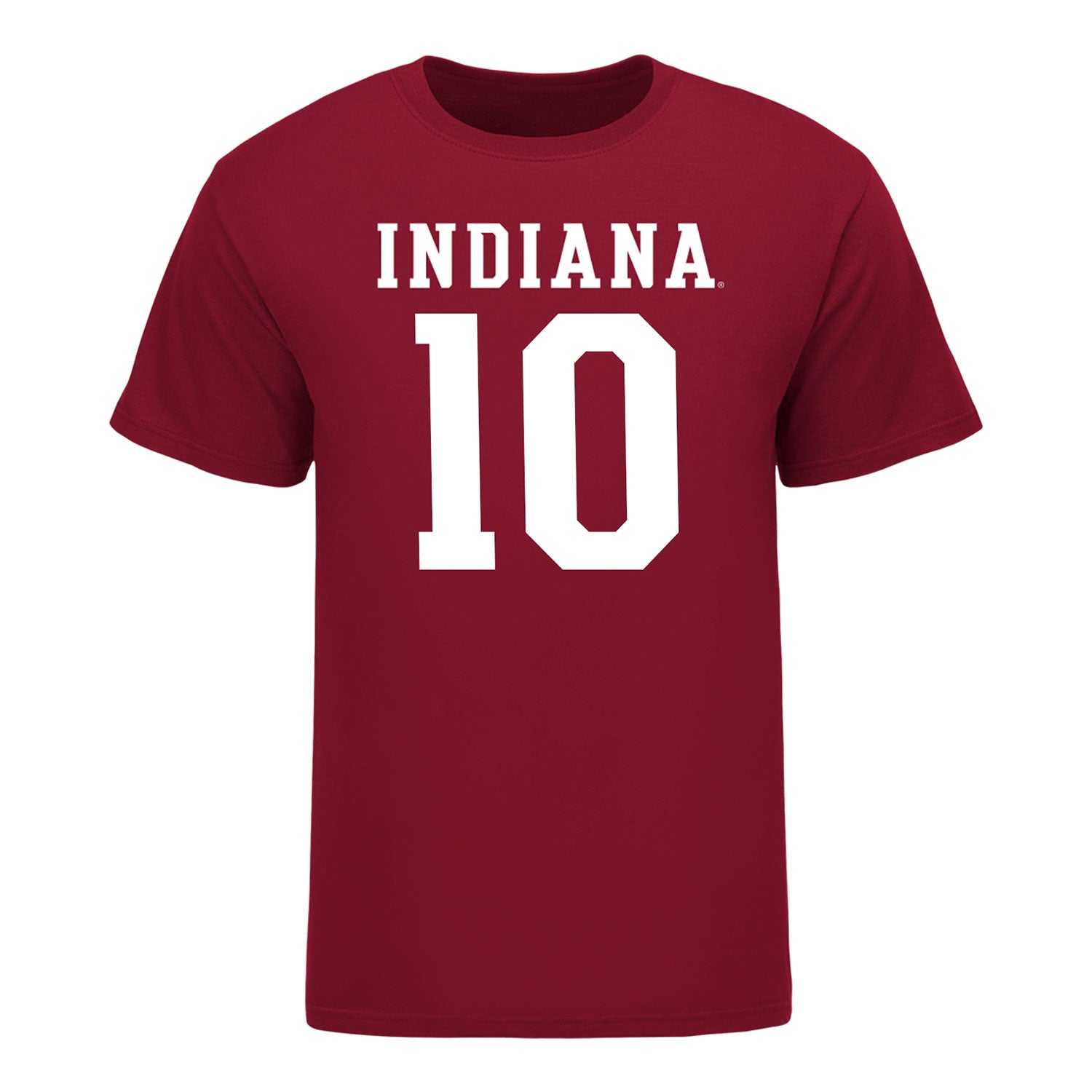 Indiana Hoosiers #10 Ryan Gandy Student Athlete Football T-Shirt - Front View