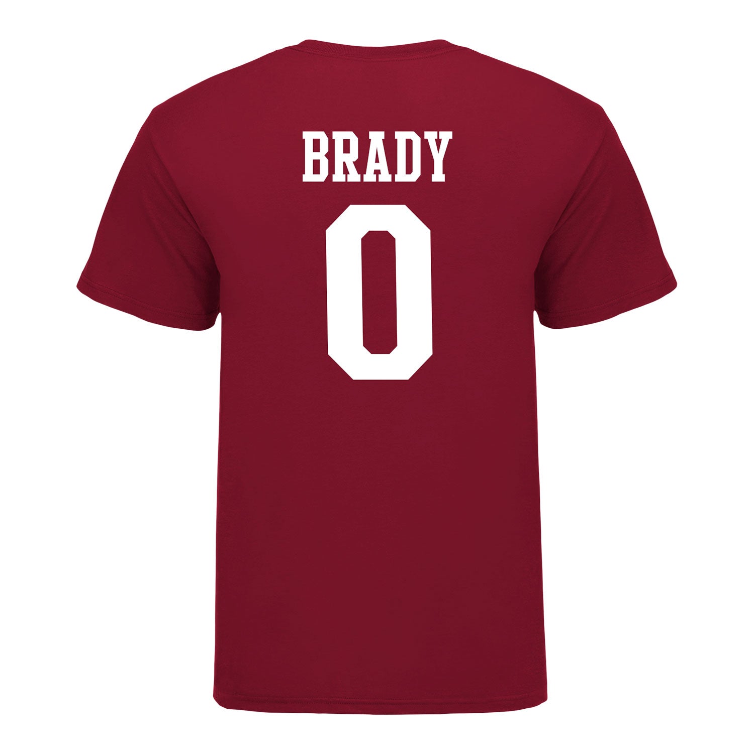 Indiana Hoosiers #0 Jonathan Brady Student Athlete Football T-Shirt - Back View