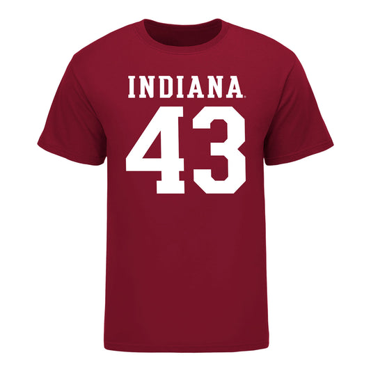 Indiana Hoosiers #43 Bryce Taylor Student Athlete Football T-Shirt