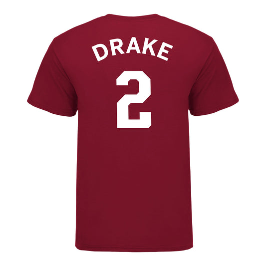 Indiana Hoosiers Adidas #2 Jason Drake Student Athlete Mens Basketball T-Shirt