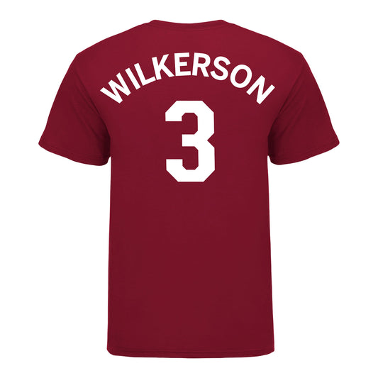 Indiana Hoosiers Adidas #3 Lamar Wilkerson Student Athlete Mens Basketball T-Shirt