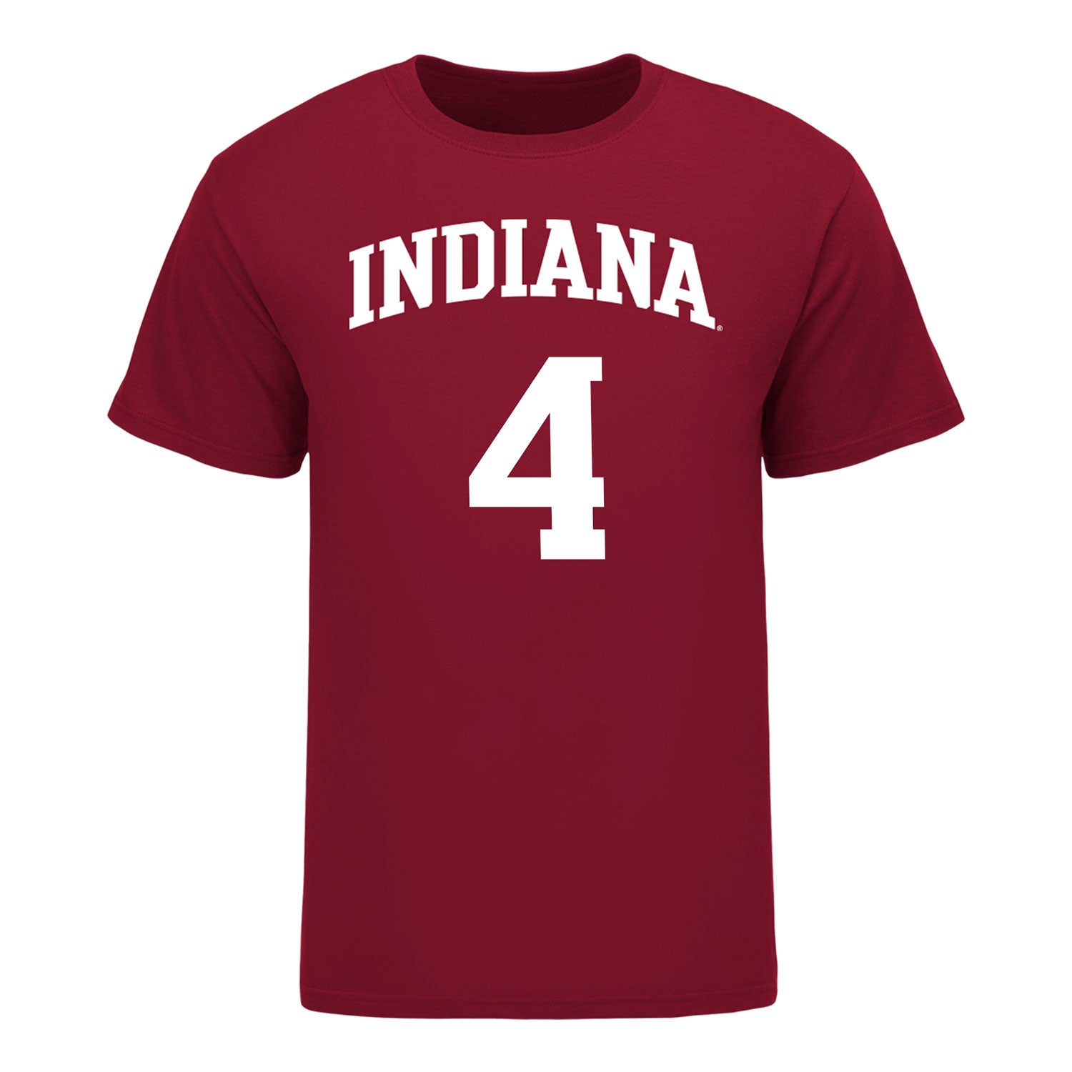 Indiana Hoosiers Adidas #4 Samuel Alexis Student Athlete Mens Basketball T-Shirt