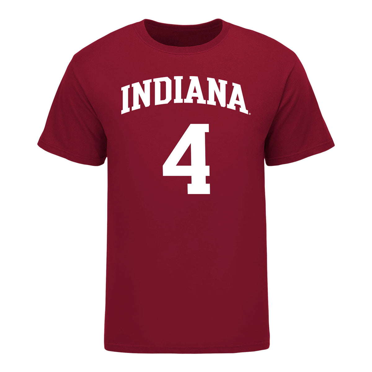 Indiana Hoosiers Adidas #4 Samuel Alexis Student Athlete Mens Basketball T-Shirt