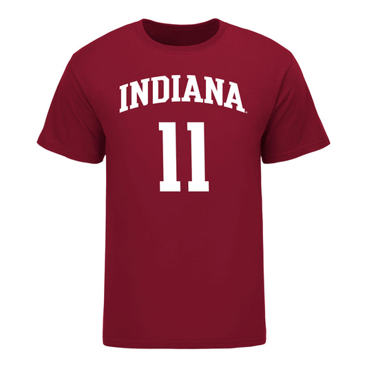 Indiana Hoosiers Adidas #11 Trent Sisley Student Athlete Mens Basketball T-Shirt