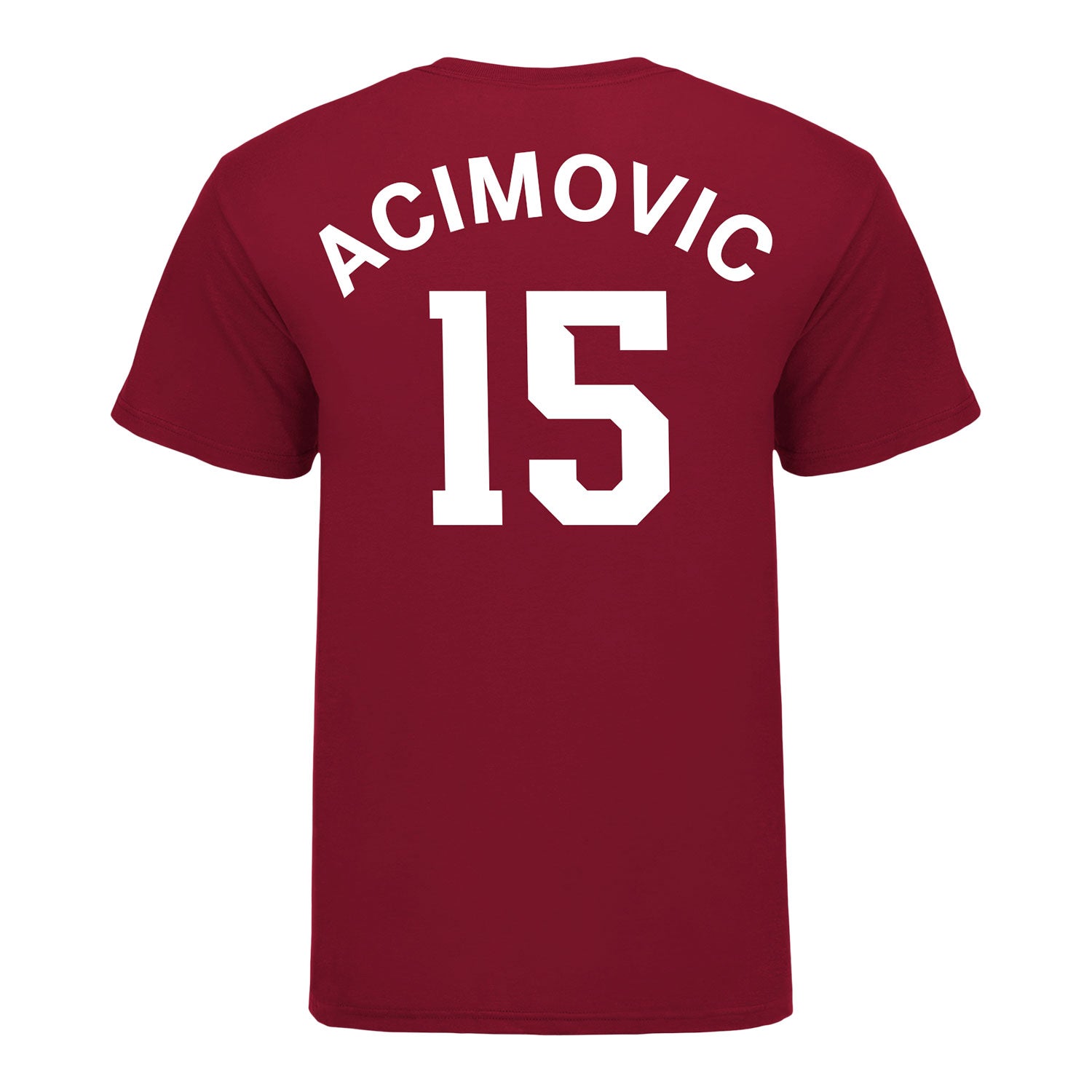 Indiana Hoosiers Adidas #15 Andrej Acimovic Student Athlete Mens Basketball T-Shirt