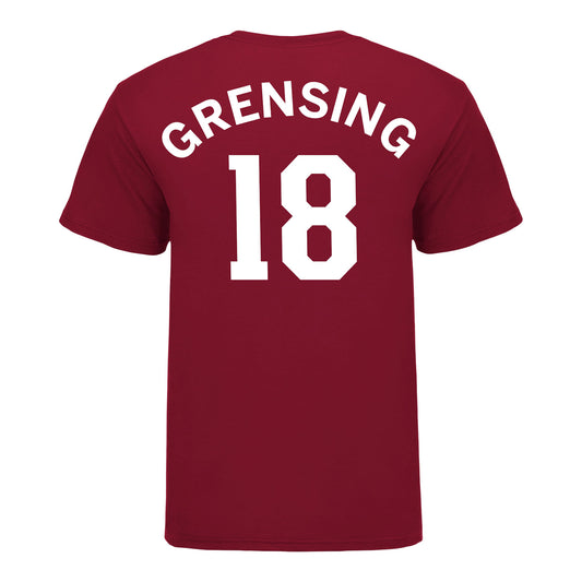 Indiana Hoosiers Adidas #18 Tryce Grensing Student Athlete Mens Basketball T-Shirt