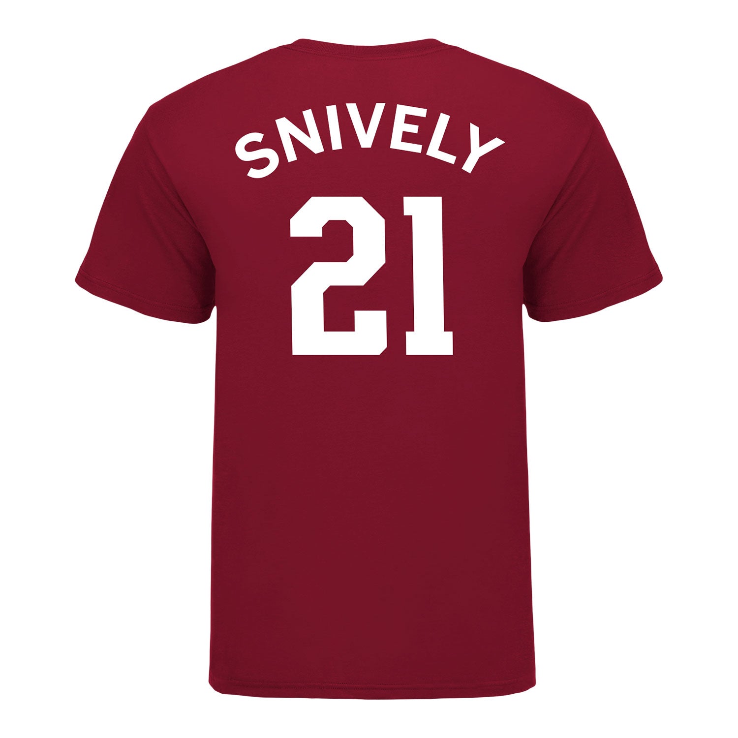 Indiana Hoosiers Adidas #21 Drew Snively Student Athlete Mens Basketball T-Shirt