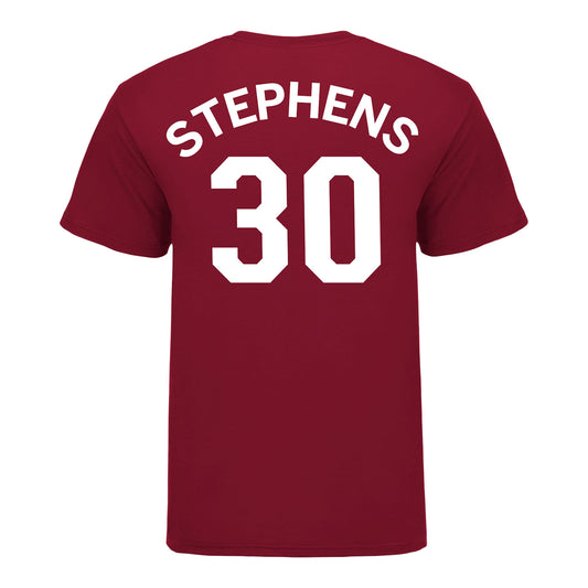 Indiana Hoosiers Adidas #30 Ian Stephens Student Athlete Mens Basketball T-Shirt