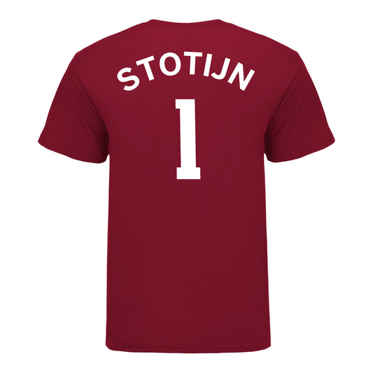 Indiana Hoosiers Adidas #1 Phoenix Stotjin Student Athlete Womens Basketball T-Shirt