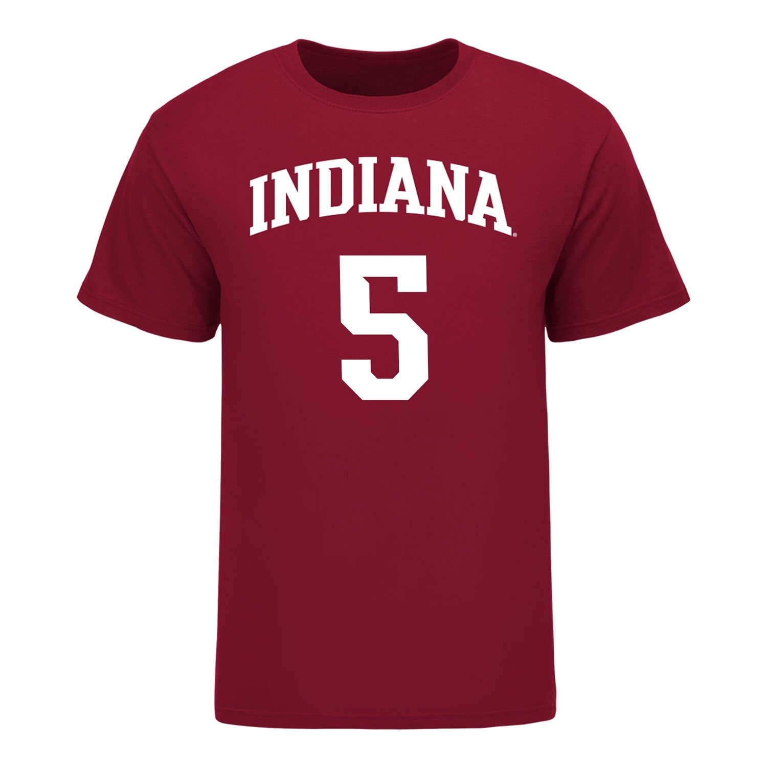 Indiana Hoosiers Adidas #5 Lenee Beaumont Student Athlete Womens Basketball T-Shirt