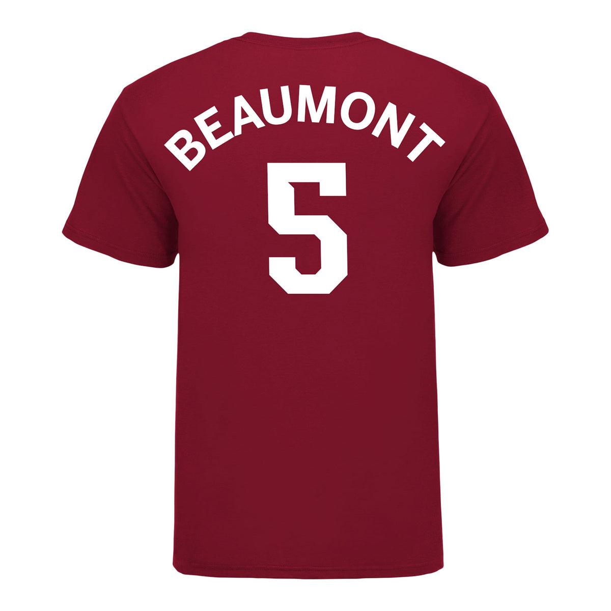 Indiana Hoosiers Adidas #5 Lenee Beaumont Student Athlete Womens Basketball T-Shirt