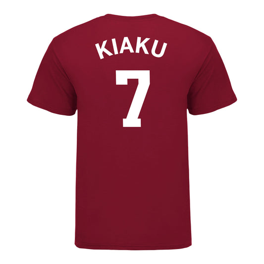 Indiana Hoosiers Adidas #7 Jerni Kiaku  Student Athlete Womens Basketball T-Shirt