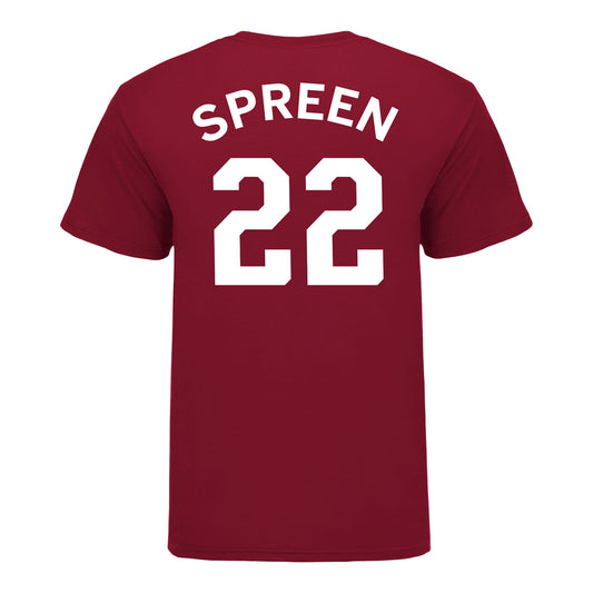 Indiana Hoosiers Adidas #22 Chloe Spreen Student Athlete Womens Basketball T-Shirt