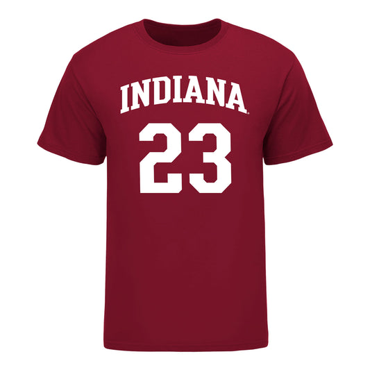 Indiana Hoosiers Adidas #23 Zania Socka-Nguemen Student Athlete Womens Basketball T-Shirt