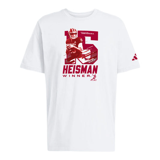 Indiana Hoosiers Football Adidas Heisman Winner Fernando Mendoza Graphic T-Shirt