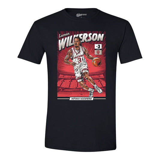 Indiana Hoosiers #3 Lamar Wilkerson Comic T-Shirt