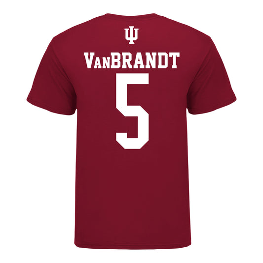 Indiana Hoosiers Softball #5 Aly VanBrandt Student Athlete T-Shirt