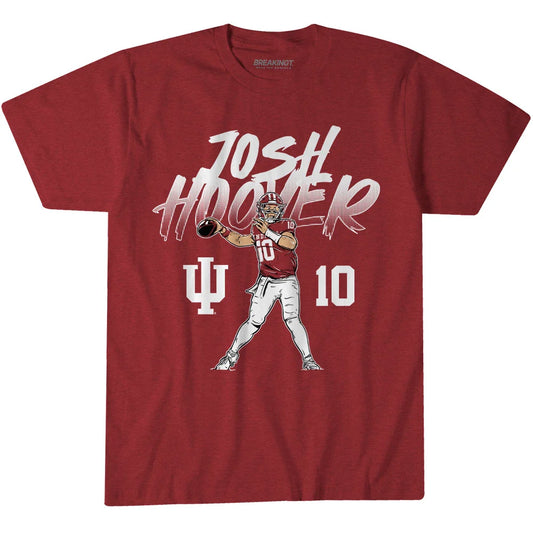 Indiana Hoosiers Breaking T Student Athlete Josh Hoover All Star T-Shirt