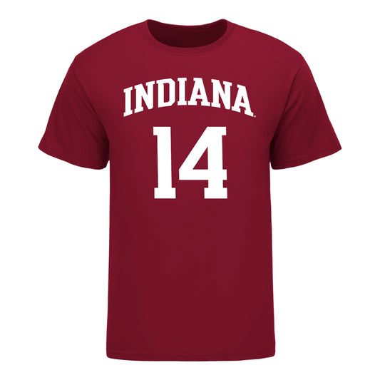 Indiana Hoosiers #14 Jordan Rayford Student Athlete Men's Basketball T-Shirt