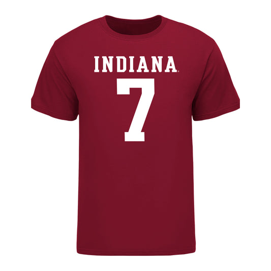 Indiana Hoosiers #7 Louis Moore  Student Athlete Football T-Shirt