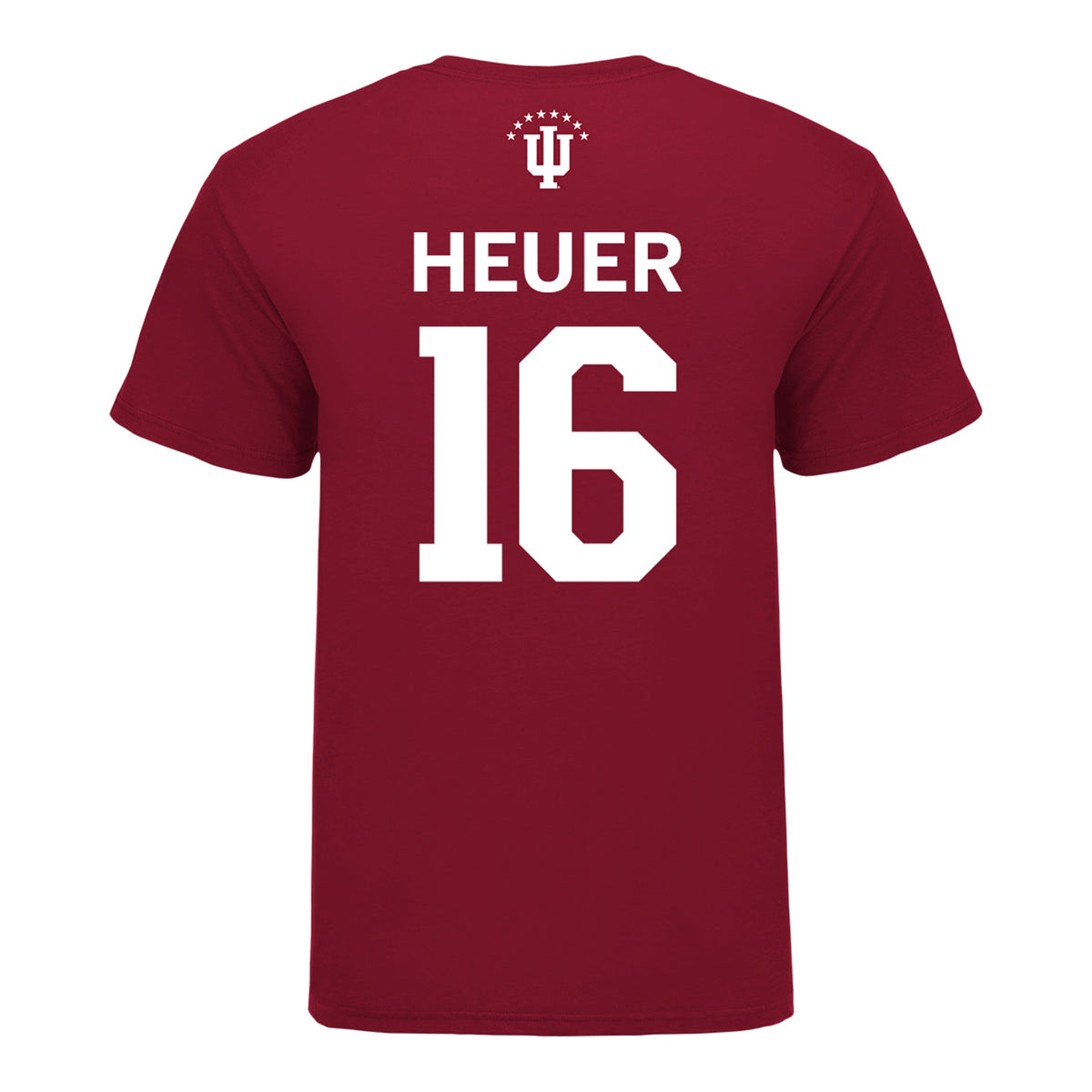 Indiana Hoosiers Men's Soccer Student Athlete #16 Charles Heuer T-Shirt